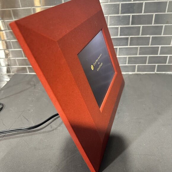 Brookstone Digital Photo Frame USB Video In/Out Memory Card Input 9.5 x 8.5 - Picture 6 of 13